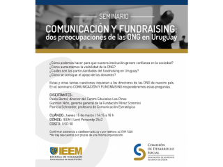Seminario COMUNICACIÓN Y FUNDRAISING